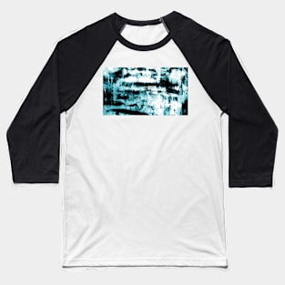 Blue Abstraction Baseball T-Shirt